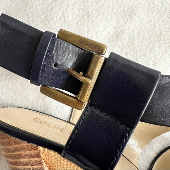 Colin Stuart Leather Strappy Platform Stilettos - Picture 9 of 15